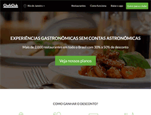 Tablet Screenshot of chefsclub.com.br
